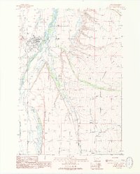 Download a high-resolution, GPS-compatible USGS topo map for Ennis, MT (1989 edition)