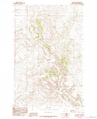 Download a high-resolution, GPS-compatible USGS topo map for Eskay NW, MT (1984 edition)