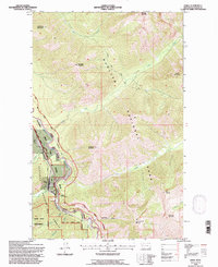 Download a high-resolution, GPS-compatible USGS topo map for Essex, MT (1997 edition)