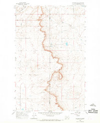 preview thumbnail of historical topo map of Toole County, MT in 1966