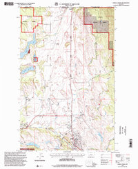 Download a high-resolution, GPS-compatible USGS topo map for Eureka North, MT (2000 edition)