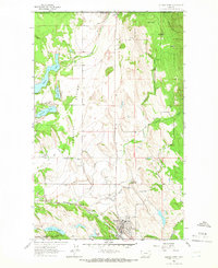 Download a high-resolution, GPS-compatible USGS topo map for Eureka North, MT (1966 edition)