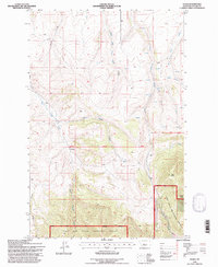 Download a high-resolution, GPS-compatible USGS topo map for Evans, MT (1997 edition)