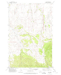 Download a high-resolution, GPS-compatible USGS topo map for Evans, MT (1975 edition)