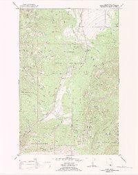 Download a high-resolution, GPS-compatible USGS topo map for Evaro, MT (1989 edition)