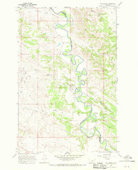Download a high-resolution, GPS-compatible USGS topo map for Fail Ranch, MT (1970 edition)