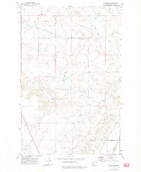 Download a high-resolution, GPS-compatible USGS topo map for Fairview SW, MT (1975 edition)