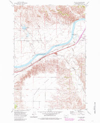 Download a high-resolution, GPS-compatible USGS topo map for Fallon SW, MT (1985 edition)