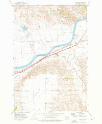 Download a high-resolution, GPS-compatible USGS topo map for Fallon SW, MT (1976 edition)