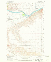 Download a high-resolution, GPS-compatible USGS topo map for Fallon, MT (1970 edition)