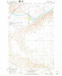 Download a high-resolution, GPS-compatible USGS topo map for Fallon, MT (1978 edition)
