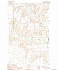 Download a high-resolution, GPS-compatible USGS topo map for Fanny Hill, MT (1984 edition)