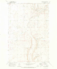 Download a high-resolution, GPS-compatible USGS topo map for Faris School, MT (1973 edition)