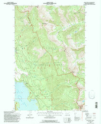 Download a high-resolution, GPS-compatible USGS topo map for Felix Peak, MT (1997 edition)