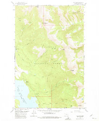 Download a high-resolution, GPS-compatible USGS topo map for Felix Peak, MT (1975 edition)