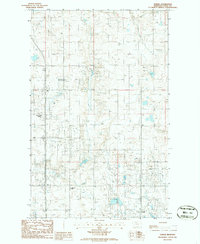 Download a high-resolution, GPS-compatible USGS topo map for Ferdig, MT (1986 edition)