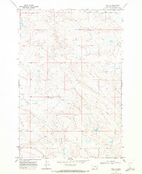 Download a high-resolution, GPS-compatible USGS topo map for Finch NE, MT (1972 edition)