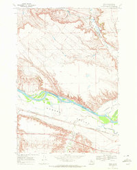 Download a high-resolution, GPS-compatible USGS topo map for Finch, MT (1972 edition)