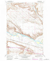 Download a high-resolution, GPS-compatible USGS topo map for Finch, MT (1984 edition)