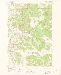 1958 Map of Fisher Butte, 1960 Print