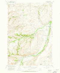 Download a high-resolution, GPS-compatible USGS topo map for Fishtail, MT (1973 edition)