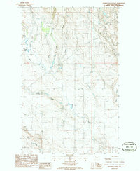 Download a high-resolution, GPS-compatible USGS topo map for Fivemile Coulee East, MT (1986 edition)
