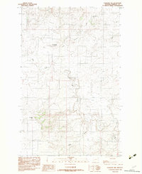 Download a high-resolution, GPS-compatible USGS topo map for Flagstaff Hill, MT (1983 edition)
