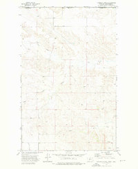 Download a high-resolution, GPS-compatible USGS topo map for Flaherty Coulee, MT (1976 edition)