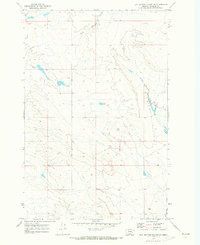 Download a high-resolution, GPS-compatible USGS topo map for Flat Bottom Coulee NW, MT (1973 edition)