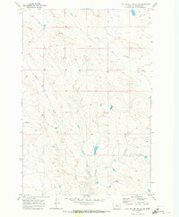 Download a high-resolution, GPS-compatible USGS topo map for Flat Bottom Coulee SW, MT (1973 edition)