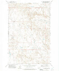Download a high-resolution, GPS-compatible USGS topo map for Flat Creek School, MT (1975 edition)
