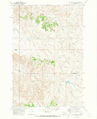 Download a high-resolution, GPS-compatible USGS topo map for Flat Top Butte SW, MT (1973 edition)