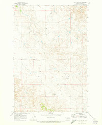 Download a high-resolution, GPS-compatible USGS topo map for Flat Top Butte, MT (1973 edition)