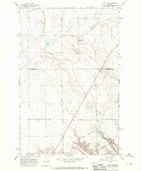Download a high-resolution, GPS-compatible USGS topo map for Flick Lake, MT (1968 edition)