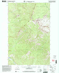 preview thumbnail of historical topo map of Lewis and Clark County, MT in 1999
