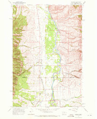 Download a high-resolution, GPS-compatible USGS topo map for Florence, MT (1972 edition)