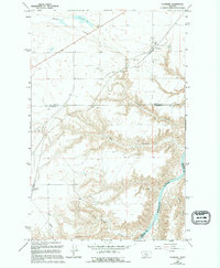 Download a high-resolution, GPS-compatible USGS topo map for Floweree, MT (1994 edition)