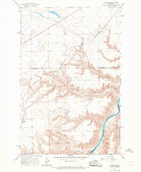 Download a high-resolution, GPS-compatible USGS topo map for Floweree, MT (1967 edition)