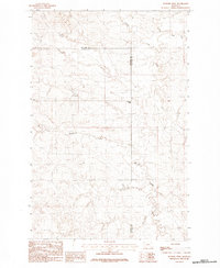 Download a high-resolution, GPS-compatible USGS topo map for Flowing Well, MT (1983 edition)