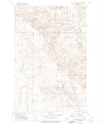 Download a high-resolution, GPS-compatible USGS topo map for Flynn Creek North, MT (1975 edition)