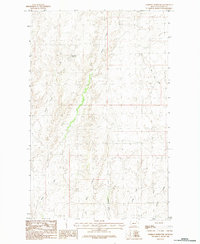 Download a high-resolution, GPS-compatible USGS topo map for Forsman Reservoir, MT (1984 edition)
