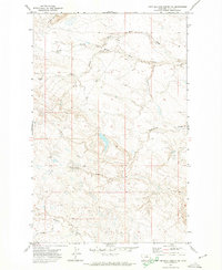 Download a high-resolution, GPS-compatible USGS topo map for Fort Belknap Agency SE, MT (1974 edition)