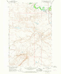 Download a high-resolution, GPS-compatible USGS topo map for Fort Belknap Agency, MT (1967 edition)