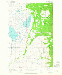 Download a high-resolution, GPS-compatible USGS topo map for Fort Connah, MT (1966 edition)