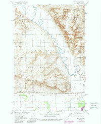 1948 Map of Fort Kipp, 1989 Print