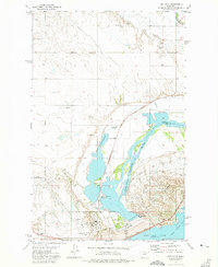Download a high-resolution, GPS-compatible USGS topo map for Fort Peck, MT (1975 edition)