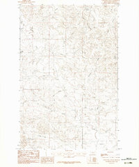 Download a high-resolution, GPS-compatible USGS topo map for Fortyfour Coulee, MT (1983 edition)