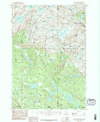 Download a high-resolution, GPS-compatible USGS topo map for Fossil Lake, MT (1986 edition)