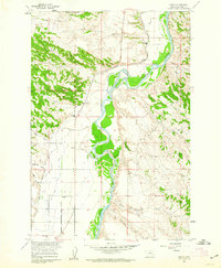Download a high-resolution, GPS-compatible USGS topo map for Foster, MT (1962 edition)