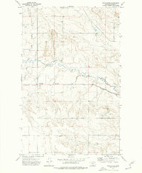 Download a high-resolution, GPS-compatible USGS topo map for Four Buttes, MT (1976 edition)